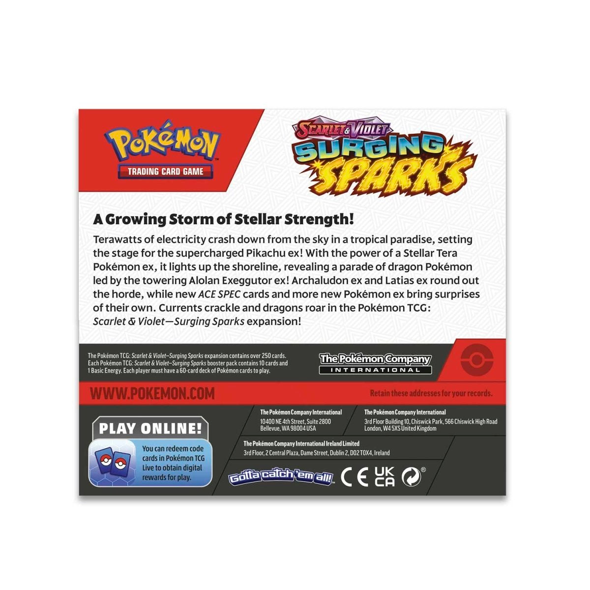 Scarlet & Violet-Surging Sparks Booster Display Box (36 Packs)