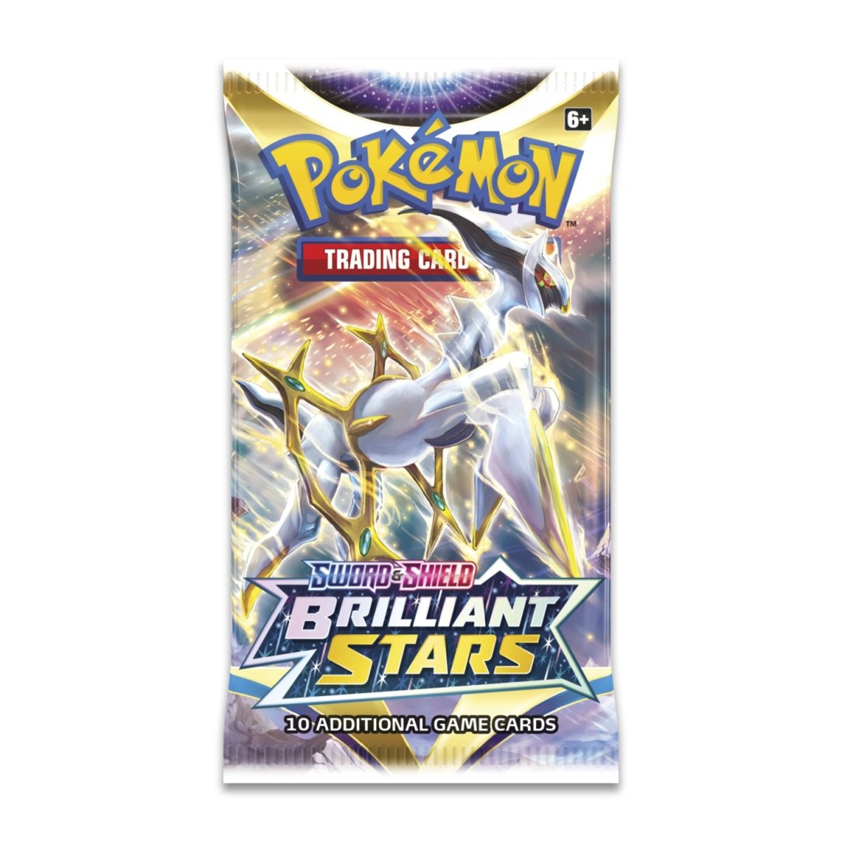 Pokémon TCG: Sword & Shield-Brilliant Stars Booster 4-Pack(Artwork Set)