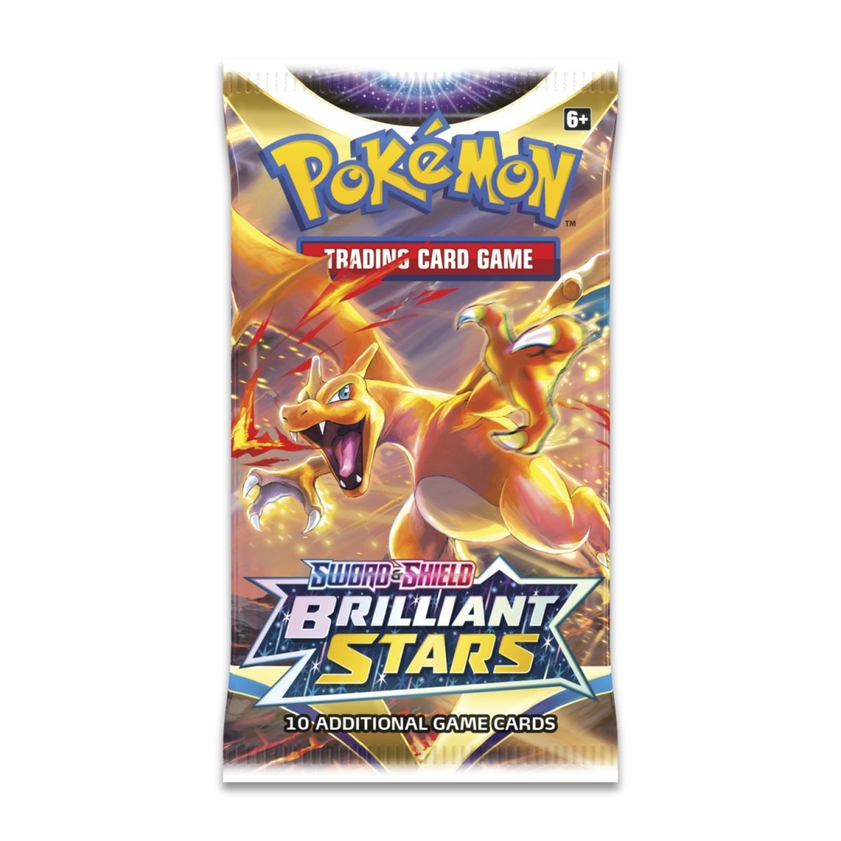 Pokémon TCG: Sword & Shield-Brilliant Stars Booster 4-Pack(Artwork Set)